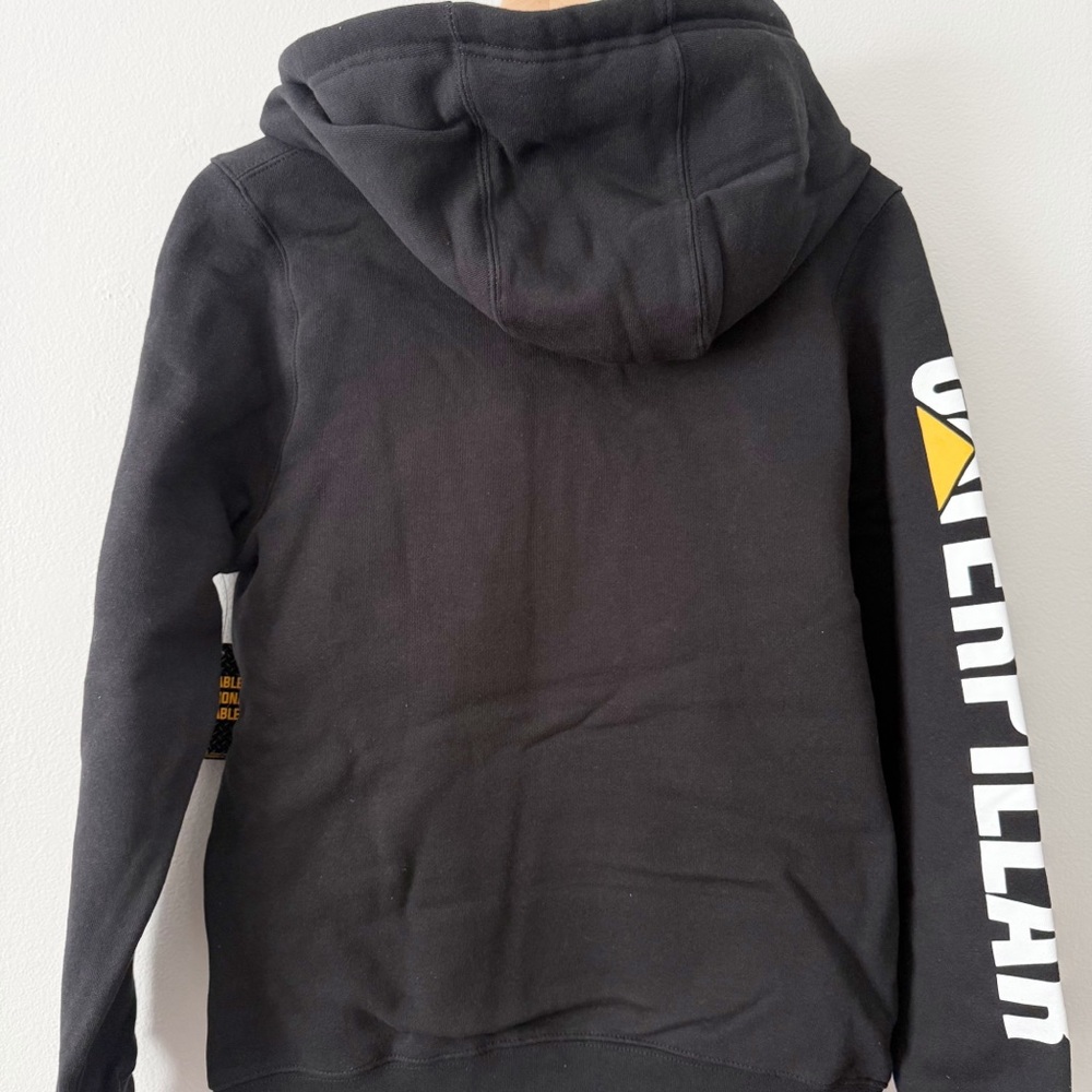 CAT Caterpillar Trademark Banner Full Zip Hooded Sweatshirt Women's Small NWT - Picture 8 of 8